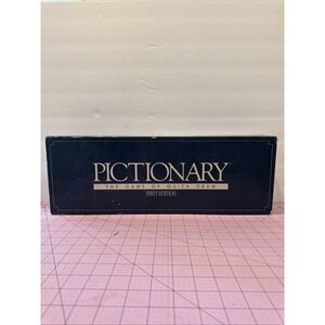 VINTAGE Pictionary Game First Edition COMPLETE 1985 Classic Drawing Board Game
